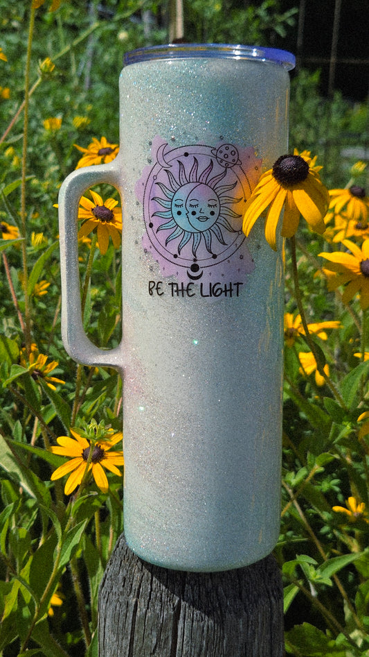 30 oz Handled "Be The Light" Epoxy Tumbler