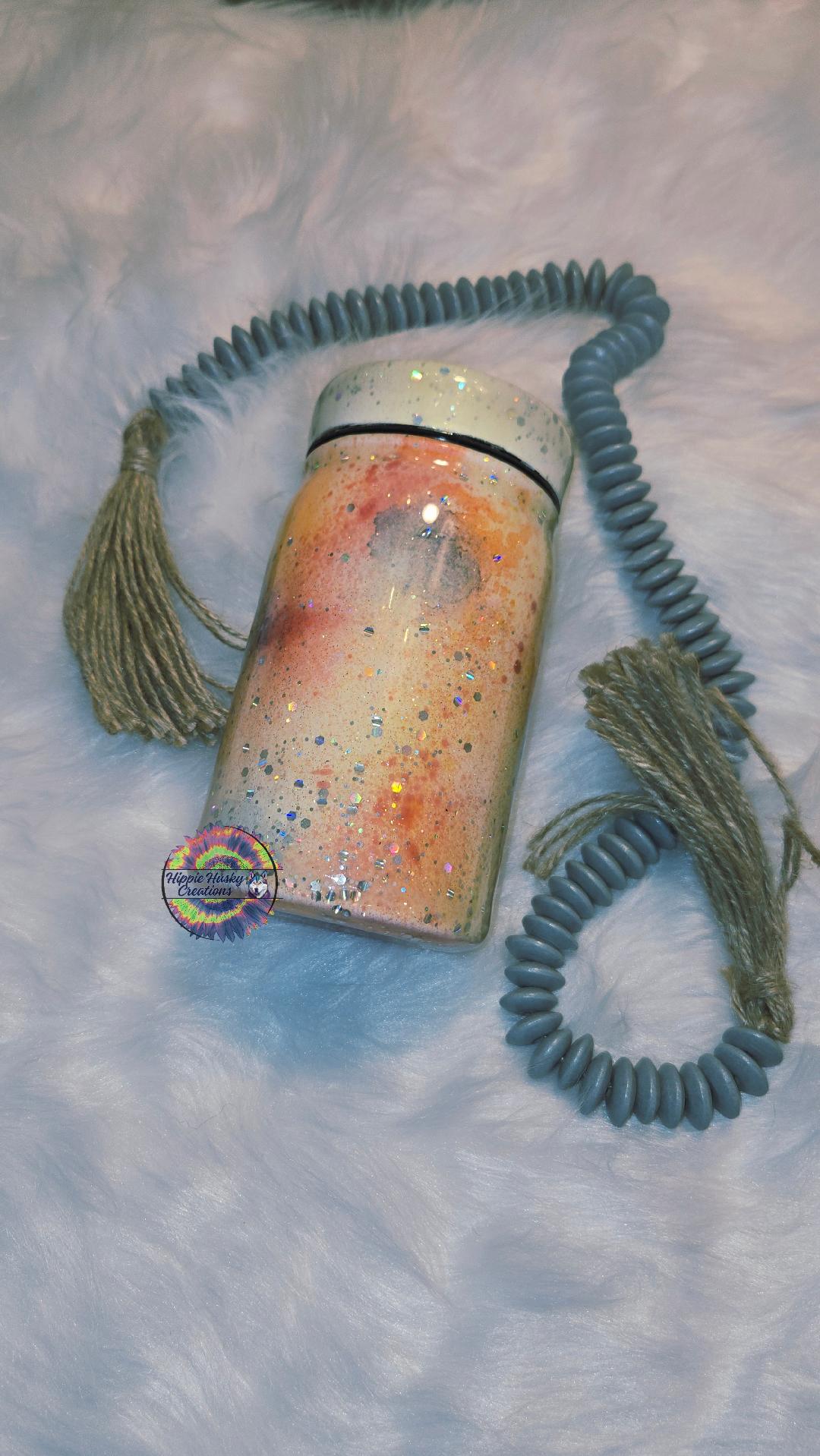 16 oz Mason Jar Style Strawberry Wine Tumbler