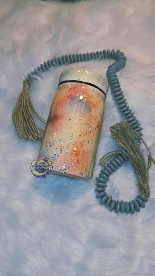 16 oz Mason Jar Style Strawberry Wine Tumbler